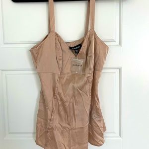 Bebe S Gold Tank Top Silk